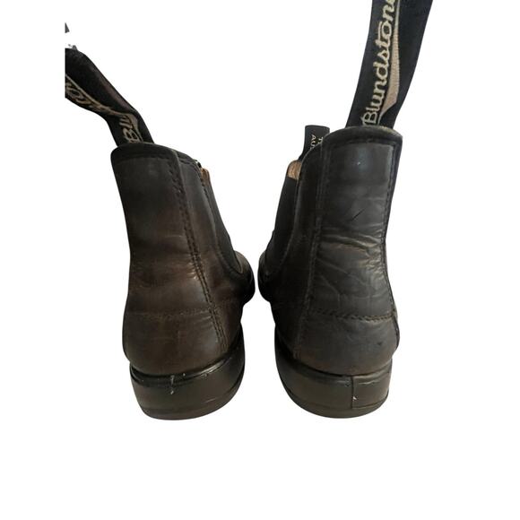 Blundstone Unisex Classic Round Toe Chelsea Boot Rustic Black US Men 9 Women 11 - Picture 5 of 11